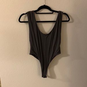 Dark grey bodysuit